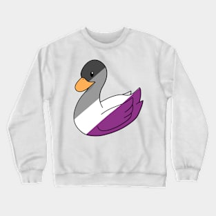 Light Asexual Duck Crewneck Sweatshirt